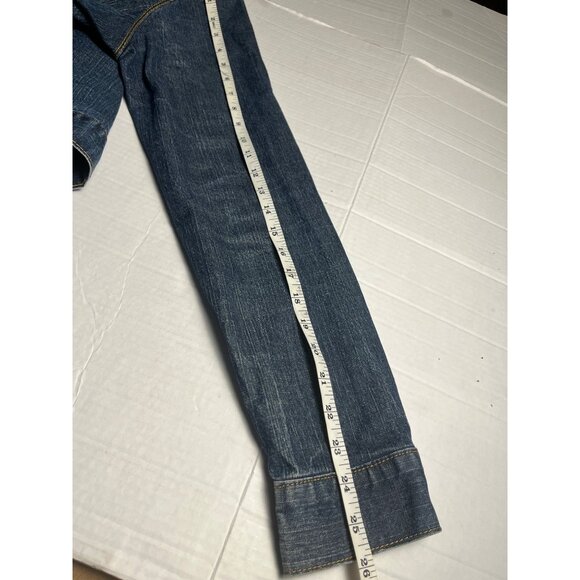 VTG-Levis Strauss Signature Denim Jacket Large-medium Wash Cotton Blend Womens - Picture 15 of 15